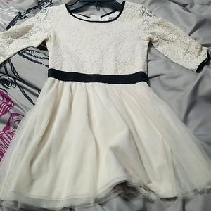 Vintage Floral White Dress